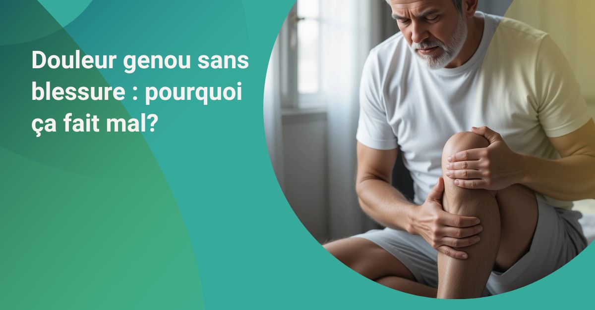 Douleur au genou sans blessure : causes possibles et solutions